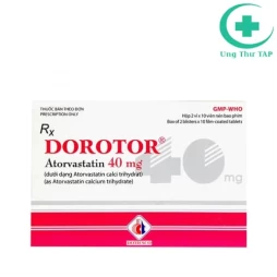 Dorotor 40mg Domesco - Thuốc điều trị tăng cholesterol máu